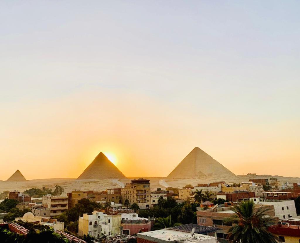 Loay Pyramids View Apartment Kairo Bagian luar foto