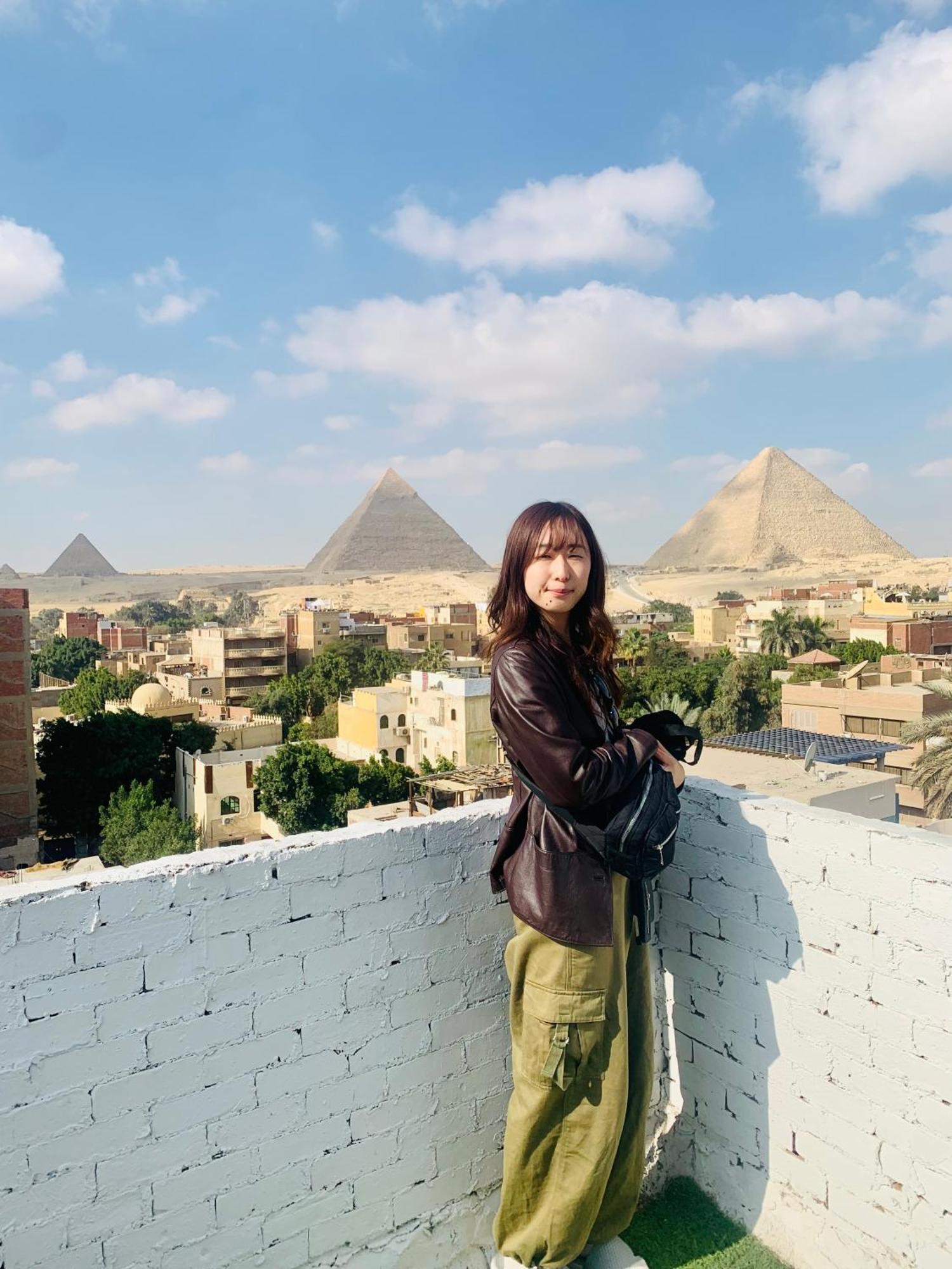 Loay Pyramids View Apartment Kairo Bagian luar foto