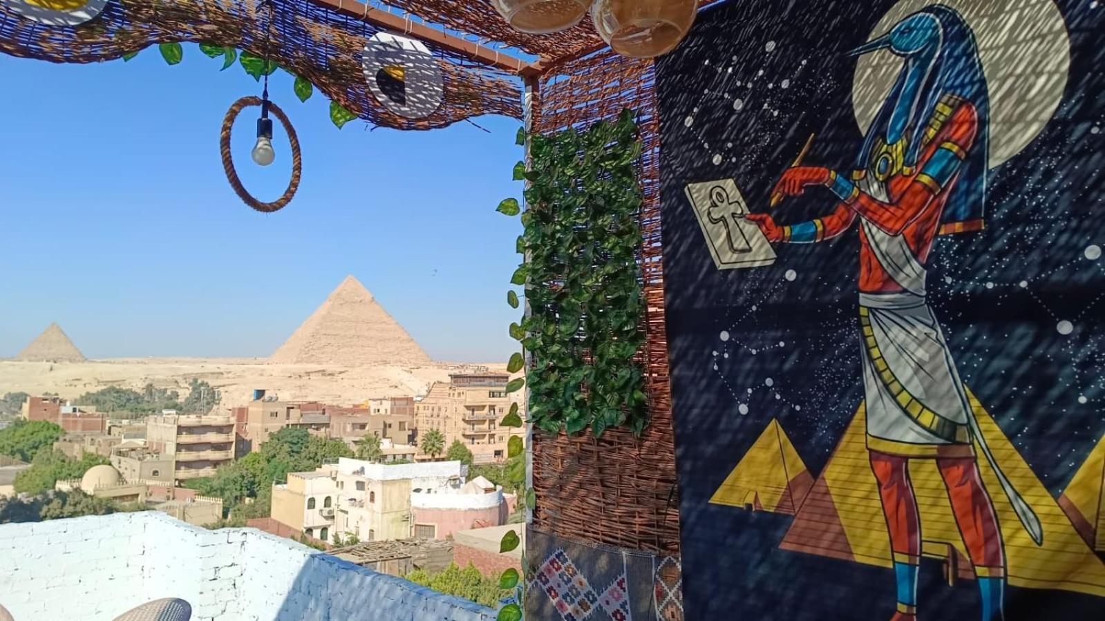 Loay Pyramids View Apartment Kairo Bagian luar foto