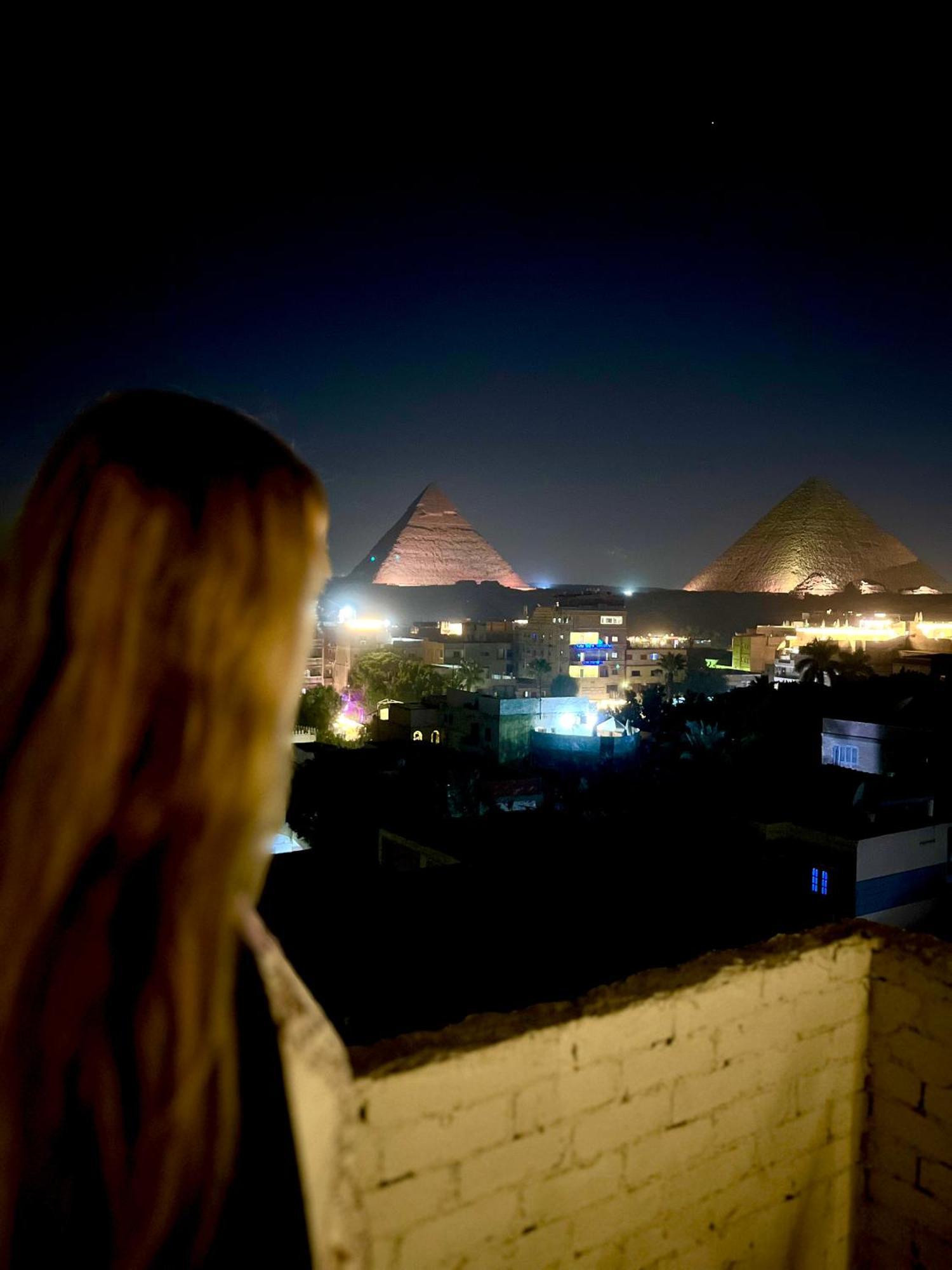 Loay Pyramids View Apartment Kairo Bagian luar foto